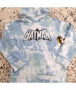 NEW Old Navy Batman Hoodie Jacket size XL 14-16 boys blue tie dye sweats... - $18.00
