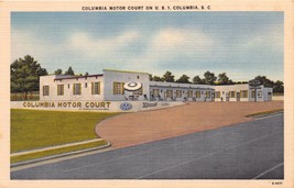 Columbia South Carolina Columbia Motor Court On Us #1POSTCARD c1950 - £5.46 GBP