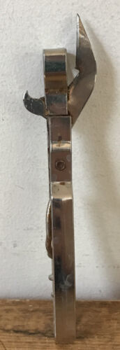Primary image for Vintage Mid Century Vaughans Tempered Tool Steel Corkscrew Bottle Opener Chrome