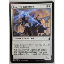 MTG Magic The Gathering Dwarven Lightsmith Card White Battlebond 2018 - £5.77 GBP