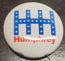 Hubert Humphrey &#39;double H&#39; Campaign pin - $11.98