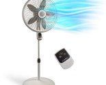 Lasko Cyclone Pedestal Fan, Adjustable Height, Remote Control, Timer, 3 ... - £74.05 GBP