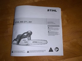 MS 271, 291 MS271 MS291 Chainsaw Operators Instruction Owner&#39;s Manual - $13.75
