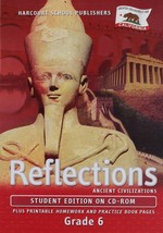 Ca Se Reflections Ancient Civilizations Grade 6 By Harcourt School Publishers Vg - £18.24 GBP