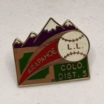 Arapahoe Colorado Little League Baseball Enamel Lapel Hat Pin Sports Pinback - £4.65 GBP
