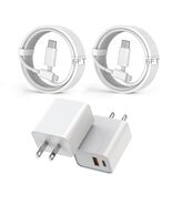 Fitquipment Fast 20W Dual Port QC+ USB C Charger 2Pack White 6FT Cable - €13,28 EUR Fitquipment Fast 20W Dual Port QC+ USB C Charger 2Pack White 6FT Cable - €13,28 EUR