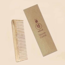 Isha Life Handmade Neem Wood Comb (Two in one) + Neem Wood Comb (Wider teeth) - £23.69 GBP