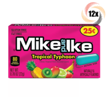 12x Packs Mike & Ike Tropical Typhoon Chewy Candy | .78oz | Fat & Gluten Free - £10.17 GBP