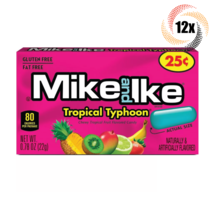 12x Packs Mike & Ike Tropical Typhoon Chewy Candy | .78oz | Fat & Gluten Free - £10.24 GBP