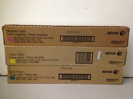 OEM NEW Xerox Magenta,Yellow,Cyan Color Toner Set 006R01516,006R01514,00... - $99.99