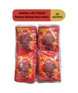 ABC Sambal Chili Shrimp Paste Hot Sauce Gourmet Homestyle Halal 10&#39;s - $551.19 MXN