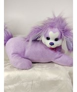 Puppy Surprise Purple Glitter Dog With Puppy In Her Tummy Stuffed Animal... - £13.09 GBP