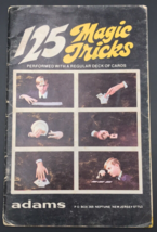 VTG 1976 Adams 125 Magic Tricks Deck of Cards by Graham Putnam 5.5&quot; x 8.5&quot; - £7.44 GBP