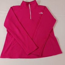 The North Face FTI6 Women&#39;s Pink 1/4 Zip Pullover Fleece Sweatshirt Size... - $18.80