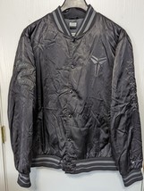 Nike Kobe Bryant Hunt Or Be Hunted Satin Black On Black Mamba Jacket Size 2XL - £133.10 GBP