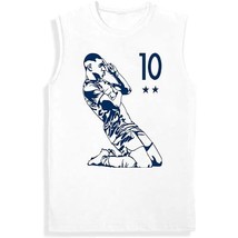 kylian Soccer Player Number 10 Sleeveless T-Shirt, France Championship 2... - $22.95