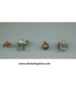 Pewter BREAD CHARMS + other misc metal/plastic charms / buffalo / camel ... - £6.39 GBP