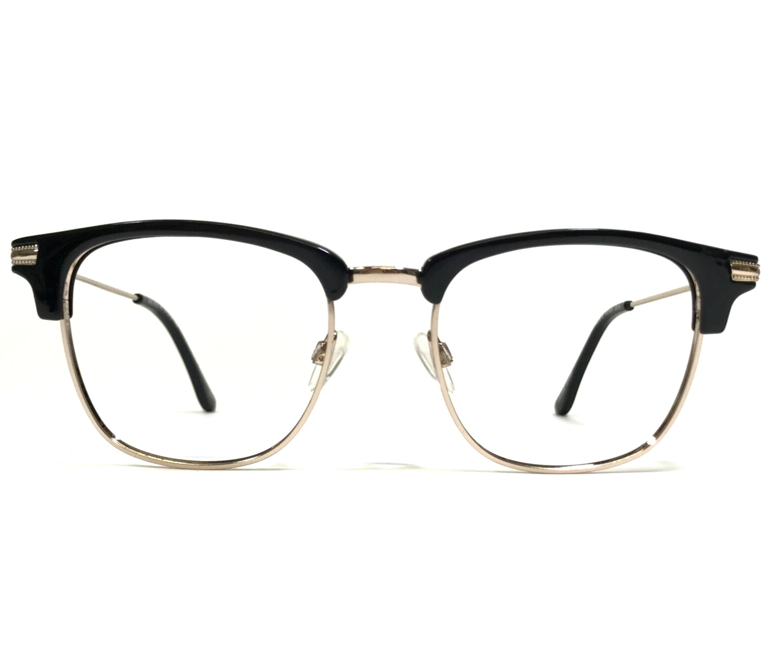 Alberto Romani Brille Rahmen Ars 8002 BK Schwarz Gold Quadratisch 51-19-145 - $69.28