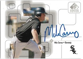 Mike Caruso 1999 Upper Deck SP Authentic Signature Edition Auto Card #MC17 - £2.36 GBP