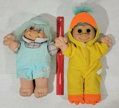 Lot/2 Vintage Russ Troll Kidz 12&quot; Plush - $24.75