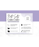 Minimalist Bath Salt Care Card Template - £6.36 GBP