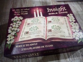 Insight Bible Game Upstart Board 1991 2-6 Players 12+ Catholic Book Amus... - £14.45 GBP