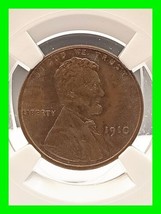 1910 Lincoln Wheat Penny 1c - NGC MS 64 BN Brown UNC - Uncirculated - Hi... - $113.84