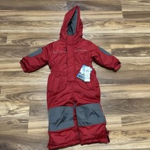 Ixtreme Red Black Toddler One Piece Snowsuit Size 18 Months New With Tags NWT - £25.40 GBP