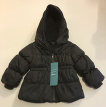 Old Navy Girls Coat Size 18-24 Months Baby Frost Free Black  - £31.26 GBP