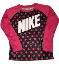 Nike Girls Dri-Fit Shirt with Pink Polka Dots, Size 4 - £11.62 GBP