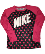 Nike Girls Dri-Fit Shirt with Pink Polka Dots, Size 4 - €12,73 EUR
