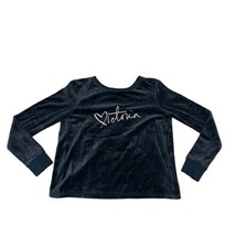 Victoria’s Secret Long Sleeve Open Back Black Shirt Size Xs Sleep Shirt Pajamas - £26.14 GBP