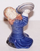 Lovely Royal Copenhagen Denmark Porcelain Girl With Pot Cover #3677 Figurine - £33.45 GBP