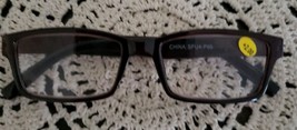 Dark Brown Plastic Framed Reading Glasses ~ +2.00 Strength ~ 52~18~138mm... - £11.81 GBP