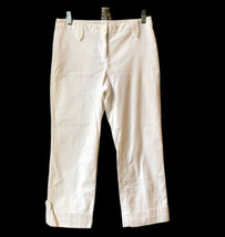 Women&#39;s Loft White Cropped Jeans Size 4 Petite - £14.56 GBP