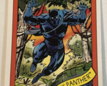 Black Panther Trading Card Marvel Comics 1990 #20 - $1.97