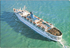 Vtg Postcard Cruise Ship The Fun Ship tss Carnivale Unposted Continental - £5.16 GBP