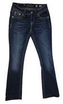 Miss Me Jeans Women&#39;s 26 Distressed Bedazzled Mid-Rise Boot Cut, 26W x 32L - $27.70