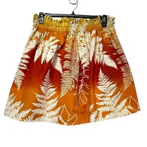 hot lava clothing USA Hawaiian Elastic Waist Ruffle Pull On Short skirt ... - $18.56