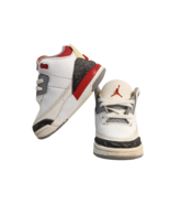 Nike Air Jordan Retro 3 TD Size 7C Fire Red White Cement Grey DM0968-160 - $21.78