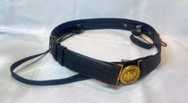 Vtg US Navy Officers Sword Belt And Buckle With Hangers Size 40 Meyer Ne... - $128.65