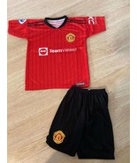 Ronaldo Manchester United Home Team Uniform Jersey & Short Set Champion Size 12  - $49.99
