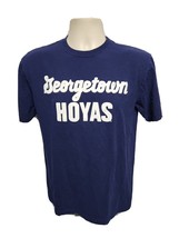 Georgetown University Hoyas Adult Medium Blue TShirt - £11.84 GBP