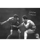 Jake Lamotta signed Vintage B&amp;W Boxing 16x20 Photo Raging Bull (on right) - £77.93 GBP