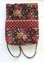 Vintage Vera Bradley ANASTASIA Floral Quilted Cotton Drawstring Backpack Bag - £17.64 GBP