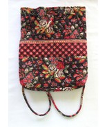 Vintage Vera Bradley ANASTASIA Floral Quilted Cotton Drawstring Backpack... - £17.53 GBP