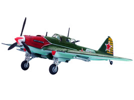 Ilyushin IL-2M3 Sturmovik Aircraft Green &quot;Double Hero of the Soviet Union Nelson - £61.49 GBP