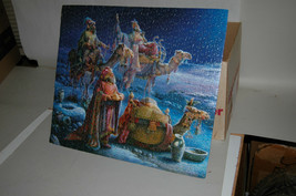 Three Wise Men Puzzle Glued Together 18x15 - £10.38 GBP
