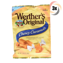 3x Bags Werther's Original Chewy Caramels Candies 2.4oz ( Fast Shipping! ) - $12.88