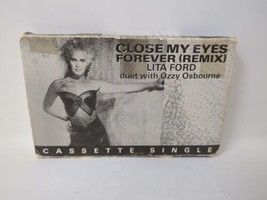 Lita Ford Ozzy Osbourne Close My Eyes Forever Cassette Single Promo VTG - £4.73 GBP